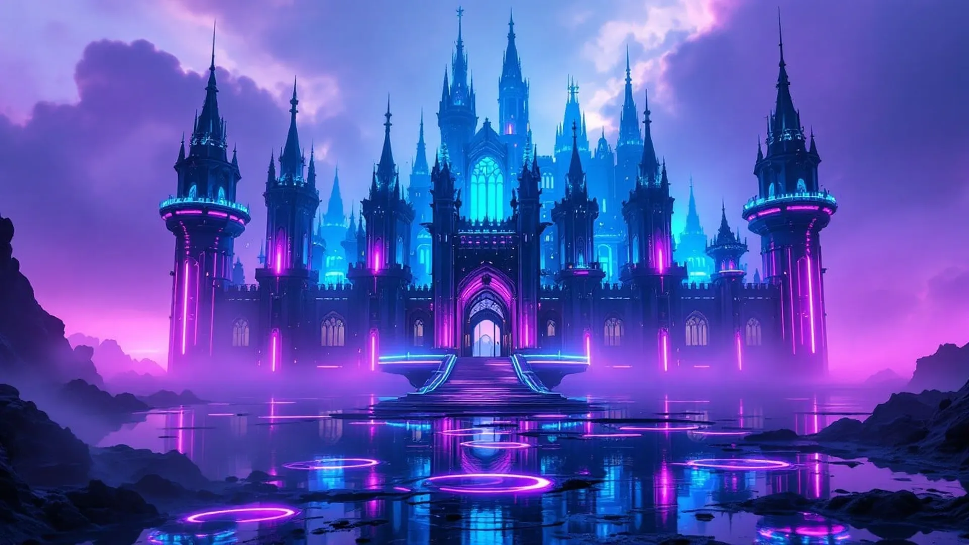 网络赌博城堡夜景全貌 - 征途国际