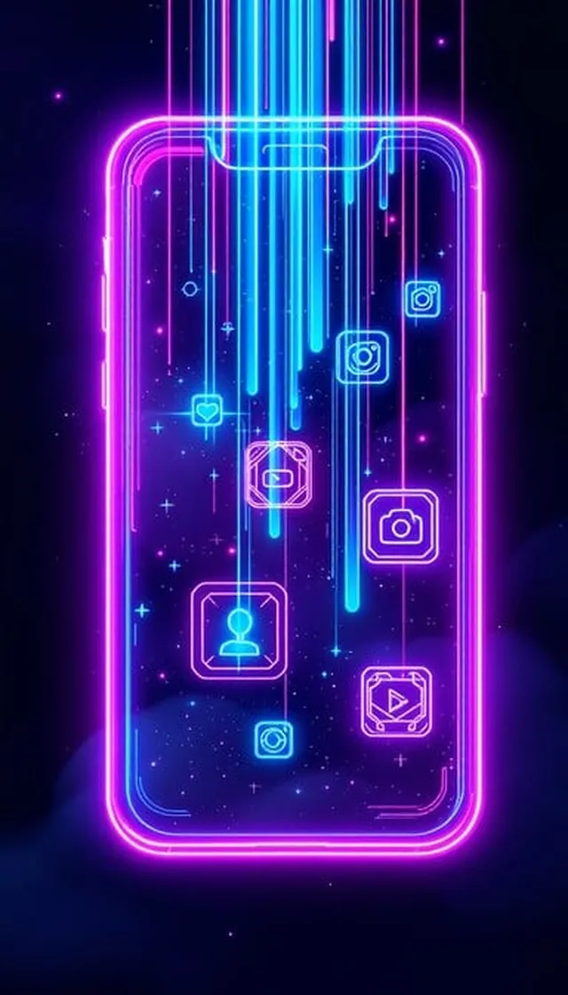 征途国际 APP便携终端 - 赛博手机界面